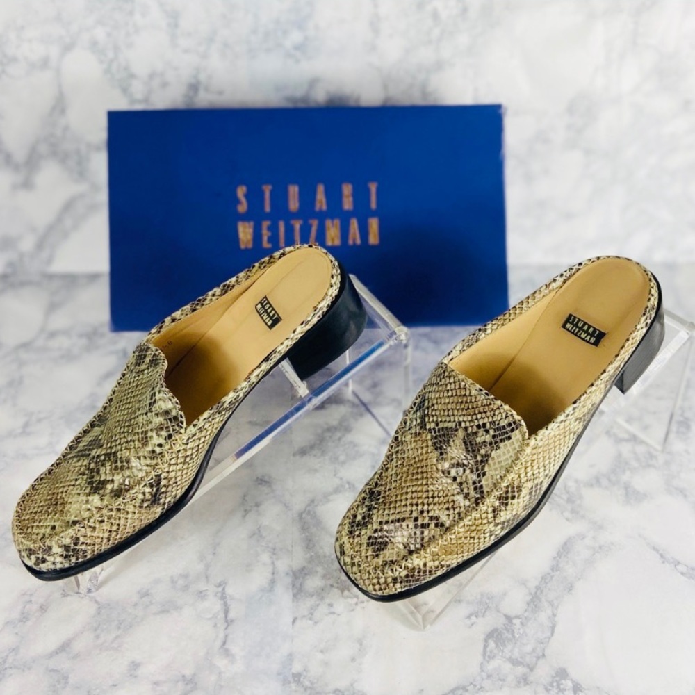 Stuart Weitzman Animal Print Mule: Size 8.5B - Picture 5 of 8